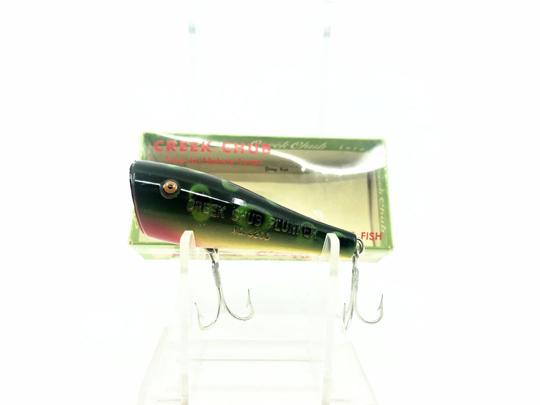 Creek Chub 3200 Plunker, Frog Color 3219 w/Box