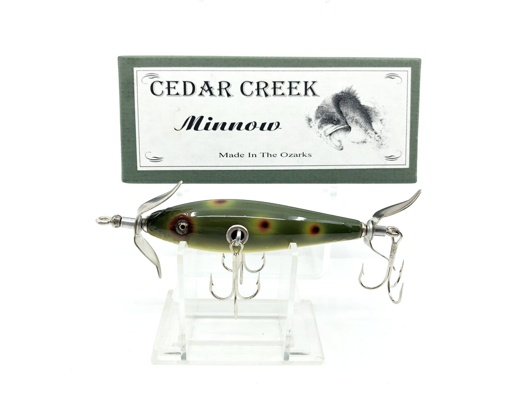 Cedar Creek Minnow Spotted Color FRS with Box - Bargain