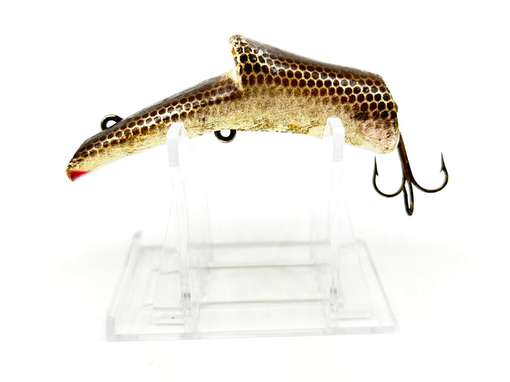 Kautzky Lazy Ike Top Ike Wooden Lure Black Scale Color Smaller Size