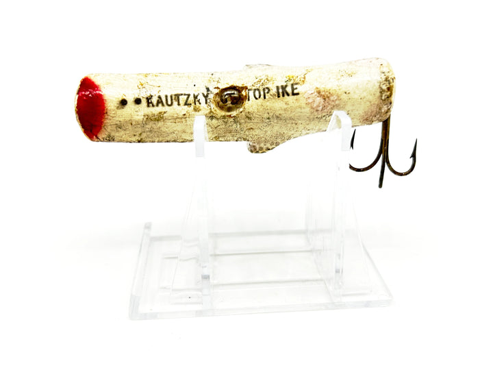 Kautzky Lazy Ike Top Ike Wooden Lure Black Scale Color Smaller Size