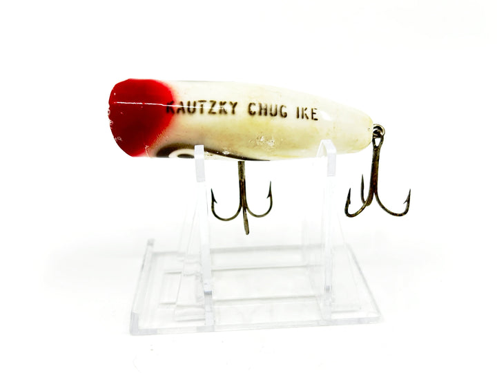 Kautzky Lazy Ike Chug Ike Lure Red White Color