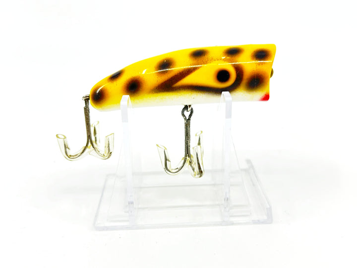 Kautzky Lazy Ike Chug Ike Lure YBLS Yellow/Black Spots Color