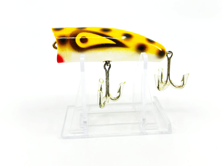 Kautzky Lazy Ike Chug Ike Lure YBLS Yellow/Black Spots Color