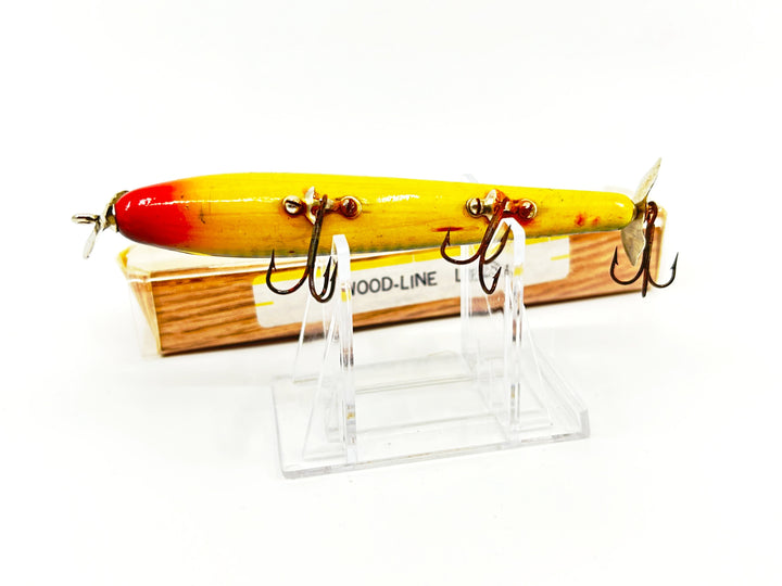 Wood-Line Lure Torpedo Bait, Blue Back / Bars Color, Wisconsin Bait