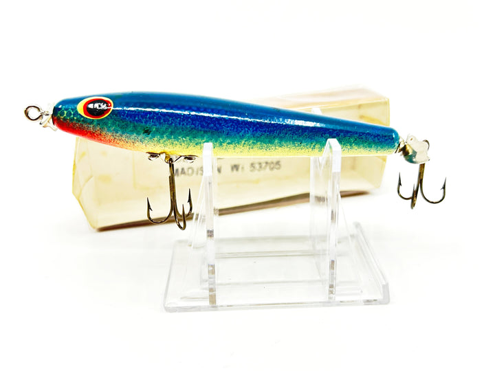 Wood-Line Lures Torpedo Bait, Blue Back White Belly Color, Wisconsin Bait-4" Model