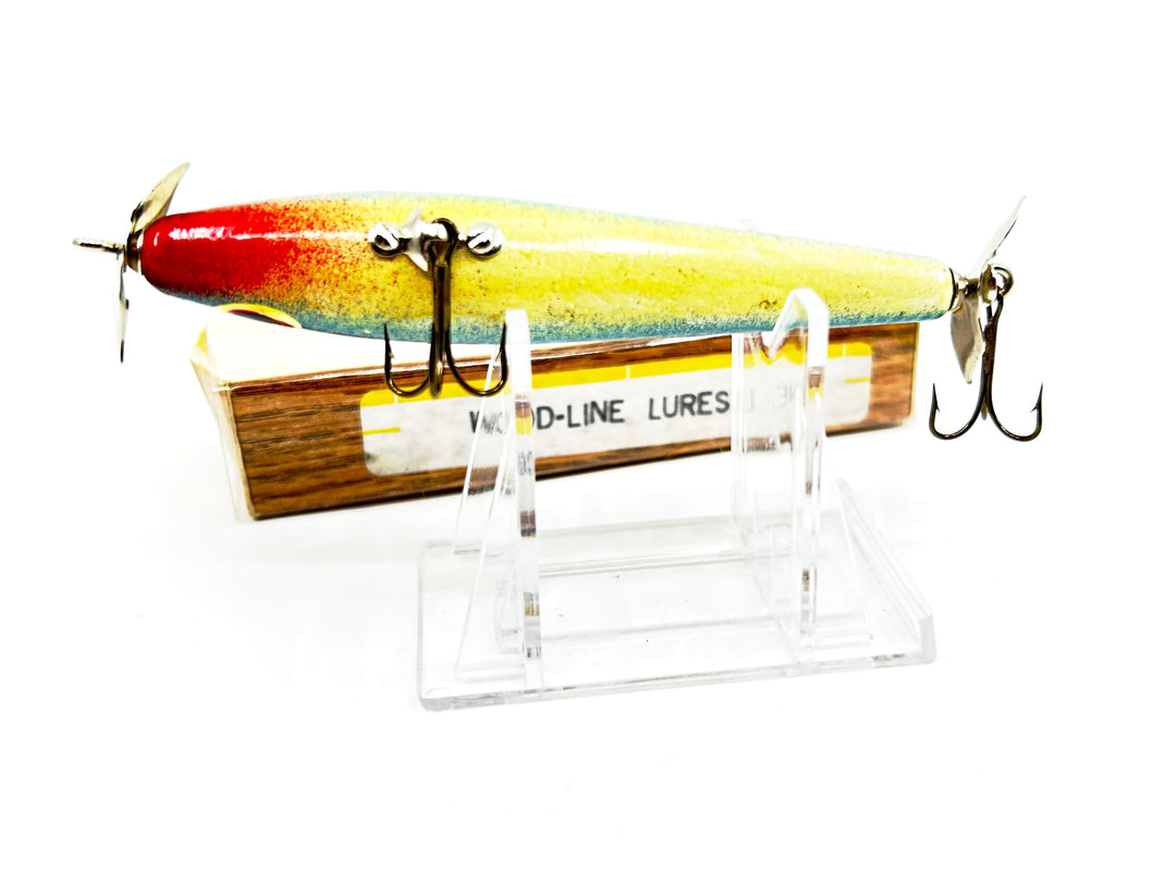 Wood-Line Lures Torpedo Bait, Blue Back White Belly Color, Wisconsin Bait-4" Model