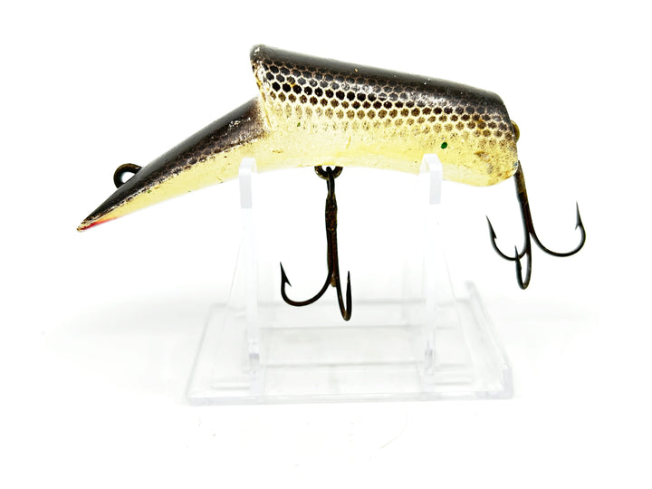 Kautzky Lazy Ike Top Ike Wooden Lure Black Scale Color Larger Size