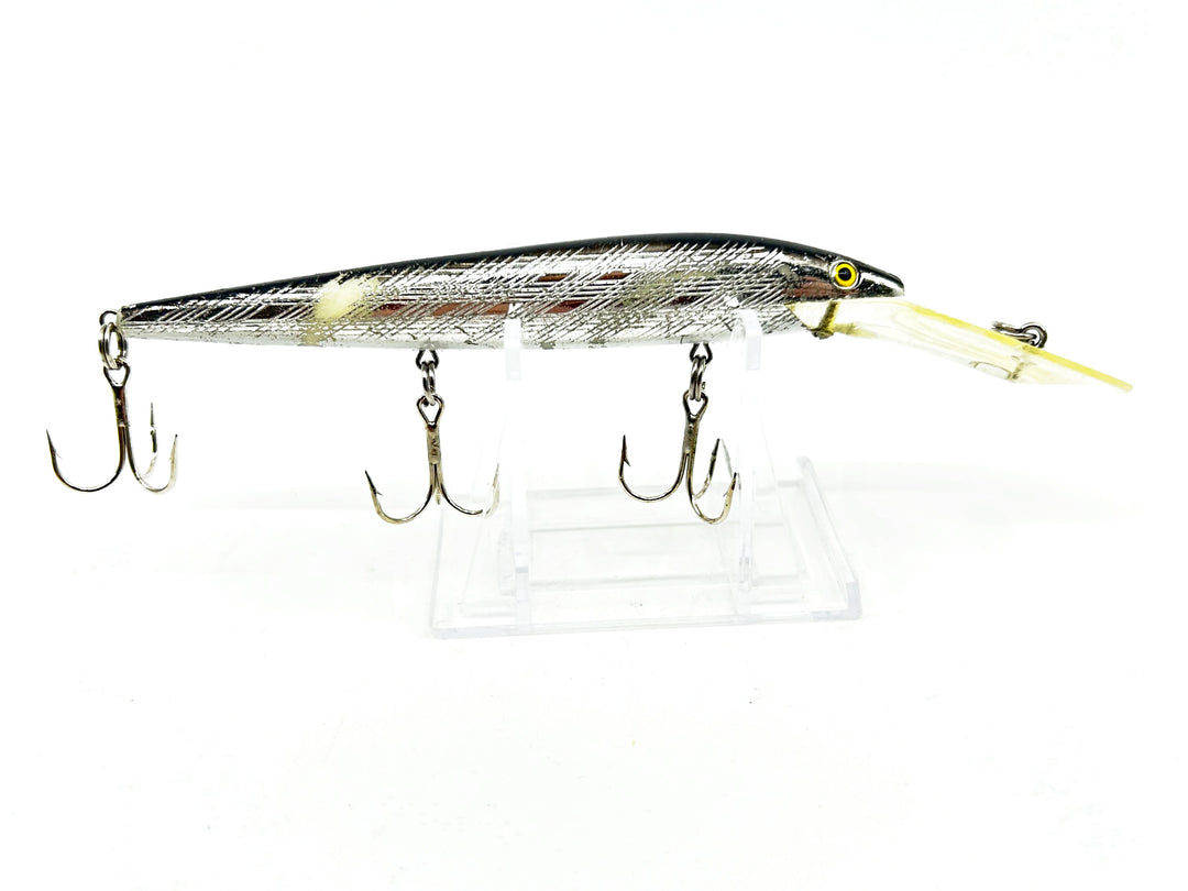 Rebel Spoonbill Minnow Silver Black Color