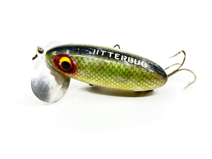 Arbogast Jitterbug Green Scale Color