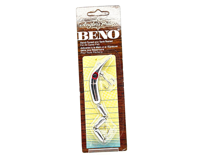 Angler's Pride Beno Lure Eel Chrome Color New on Card