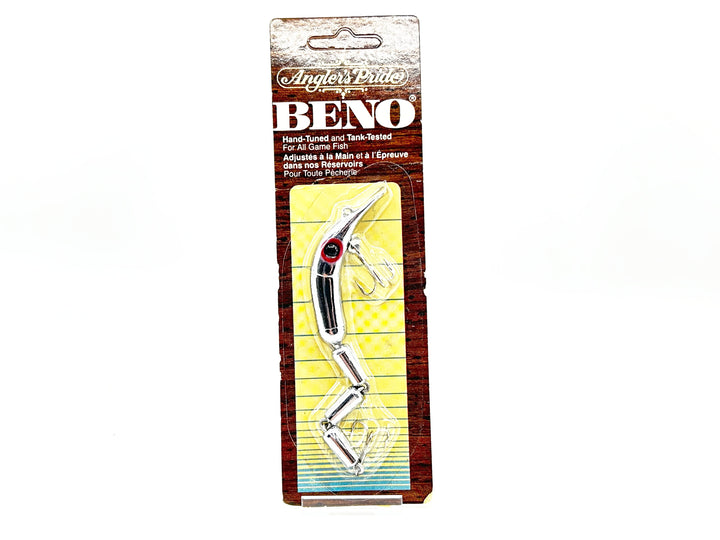 Angler's Pride Beno Lure Eel Chrome Color New on Card