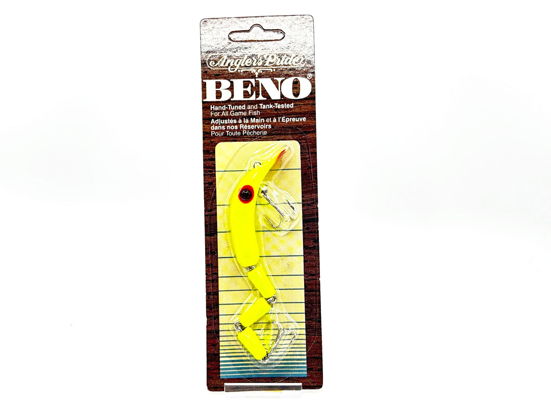 Angler's Pride Beno Lure Eel Light Green Color New on Card