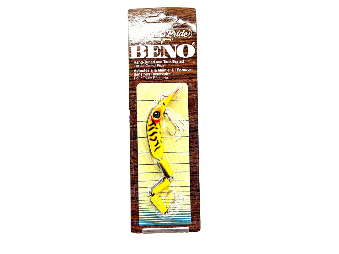 Angler's Pride Beno Lure Eel Yellow Coachdog Color New on Card