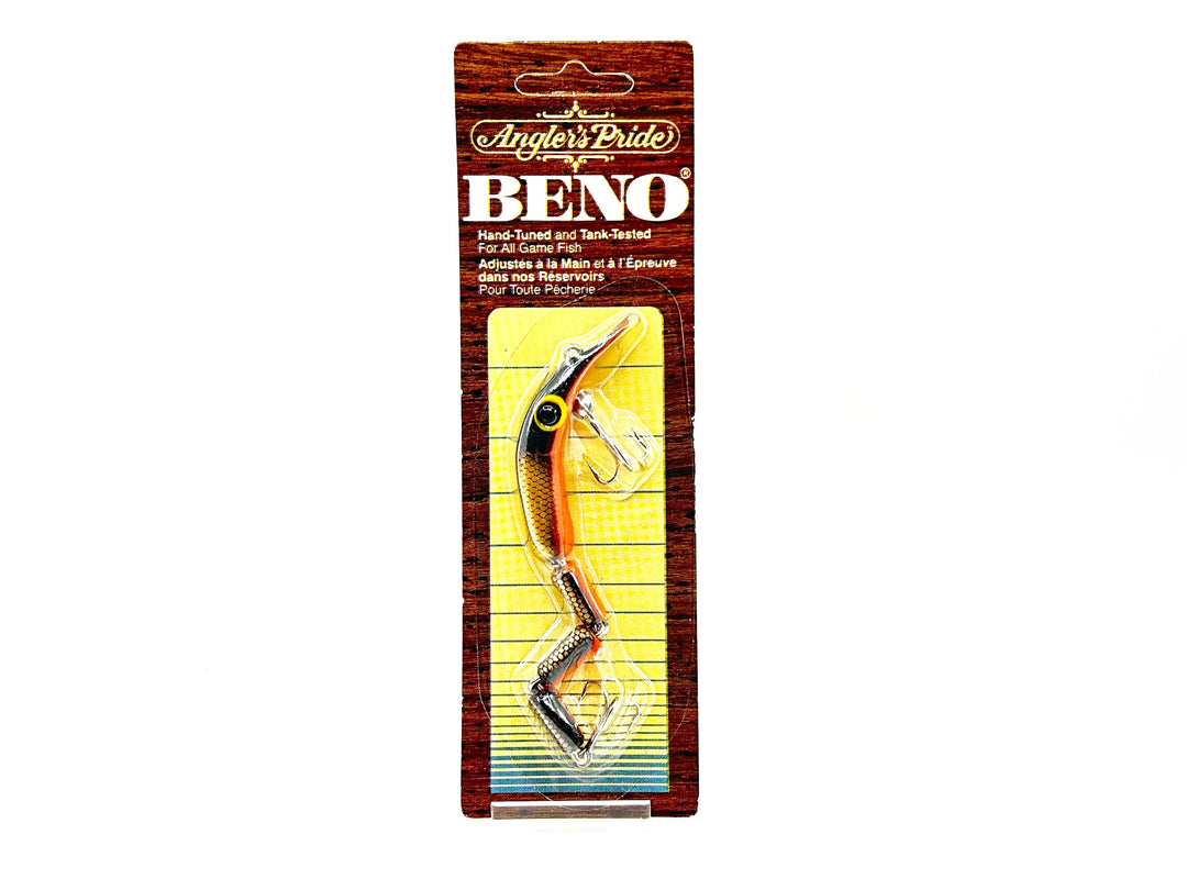 Angler's Pride Beno Lure Eel Scale Top/Orange Belly Color New on Card