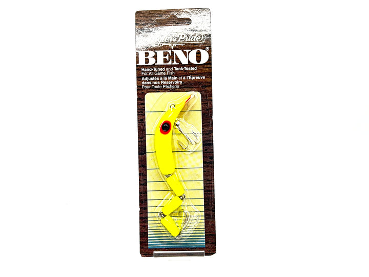 Angler's Pride Beno Lure Eel Light Green Color New on Card