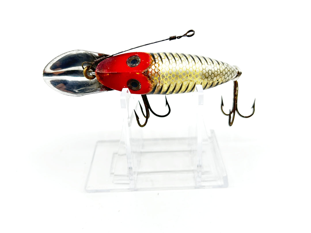 Heddon Scoop Lip Go-Deeper River Runt Silver Shore Color with Box