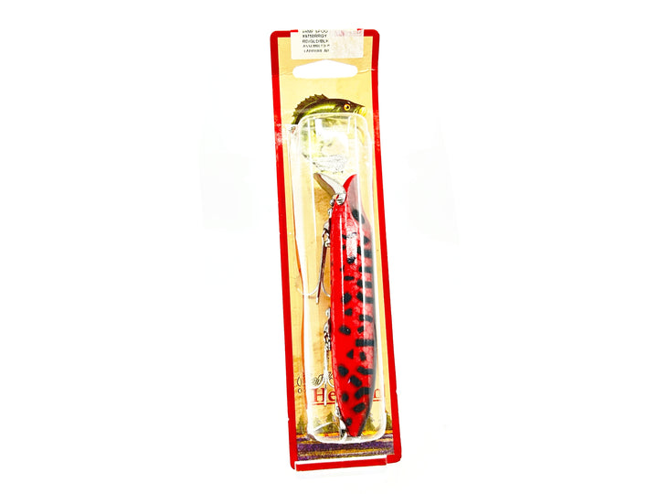 Heddon Vamp Spook RRGY-Red/Gold/Black Coach Dog Color on Card