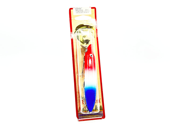 Heddon Vamp Spook FRFG-French Flag Color on Card