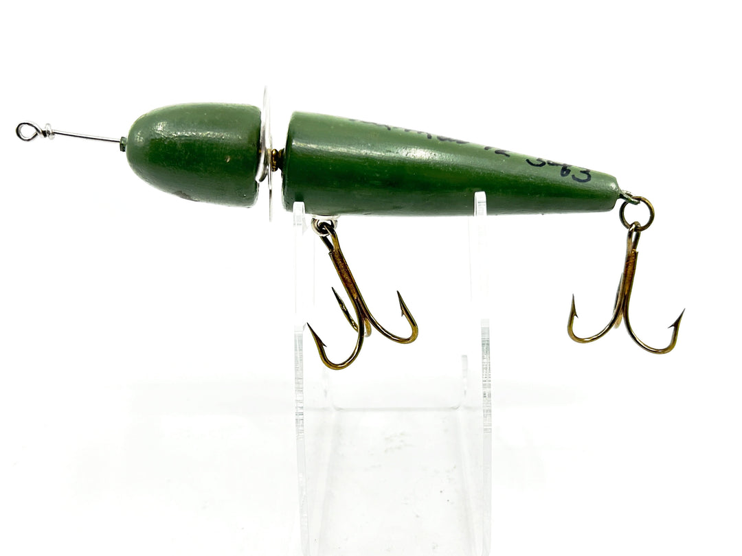 Alzbaits Al Tumas Globe Bait Musky Lure Green Color-SIGNED!-Tough