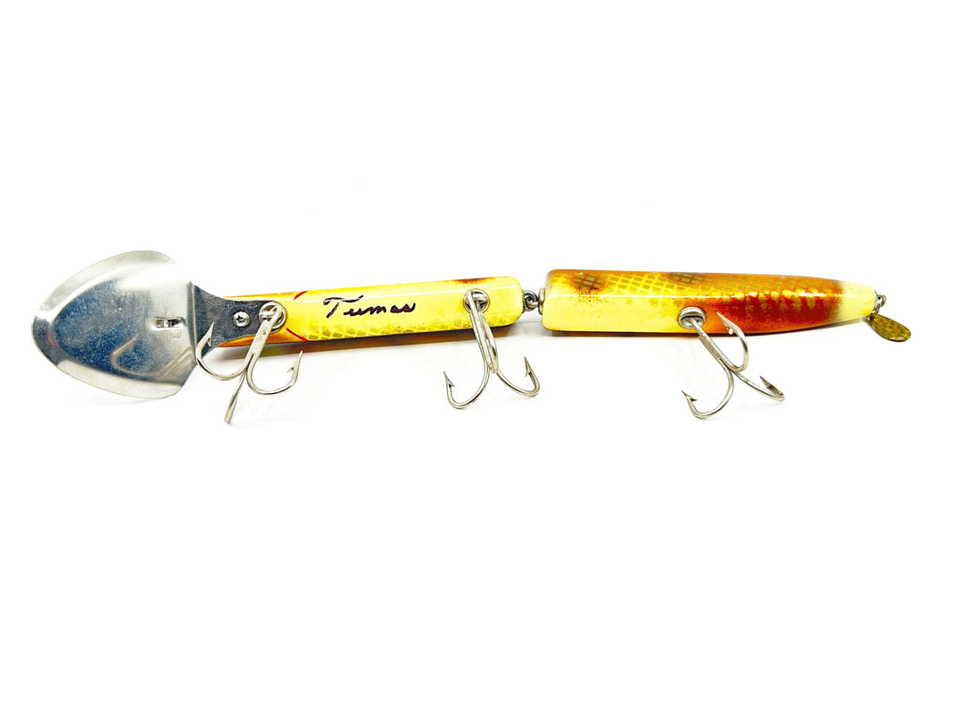 Alzbaits Al Tumas Jointed Musky Lure Musky Golden Perch Color-SIGNED-TOUGH!