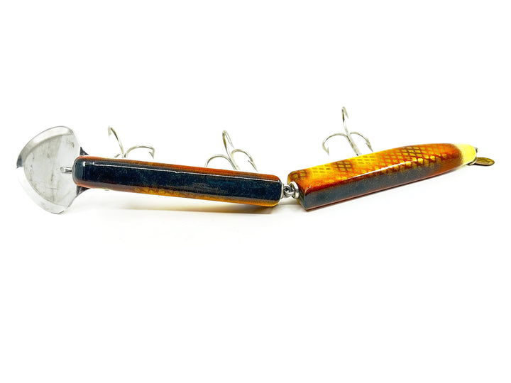 Alzbaits Al Tumas Jointed Musky Lure Musky Golden Perch Color-SIGNED-TOUGH!