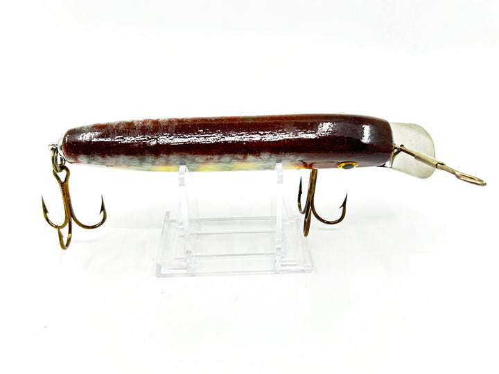 Alzbaits Straight Pikie Musky Lure Creek Light Perch Color - SIGNED!