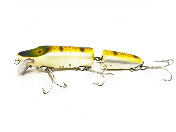 Heddon Jointed Vamp, M Pike Color, Wooden Lure