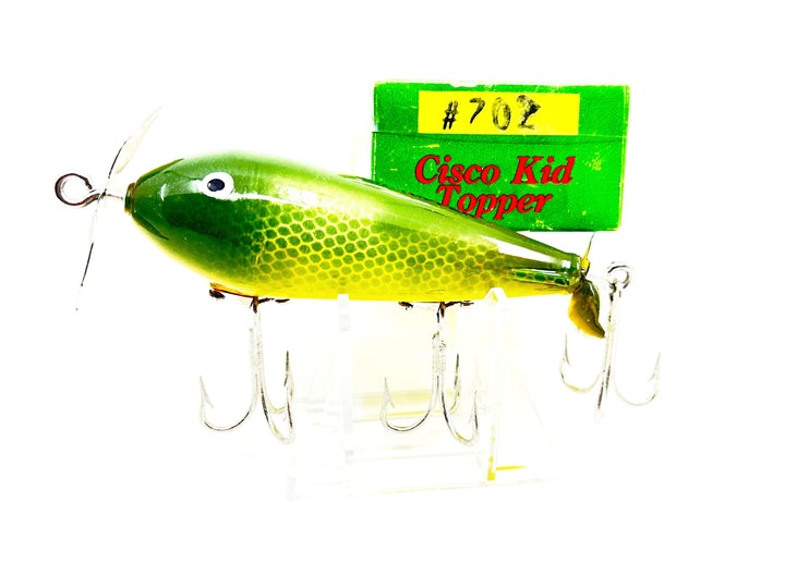 Cisco Kid Topper Green Scale Musky Lure with Box Old Stock