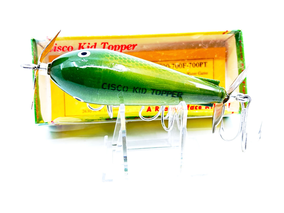 Cisco Kid Topper Green Scale Musky Lure with Box Old Stock