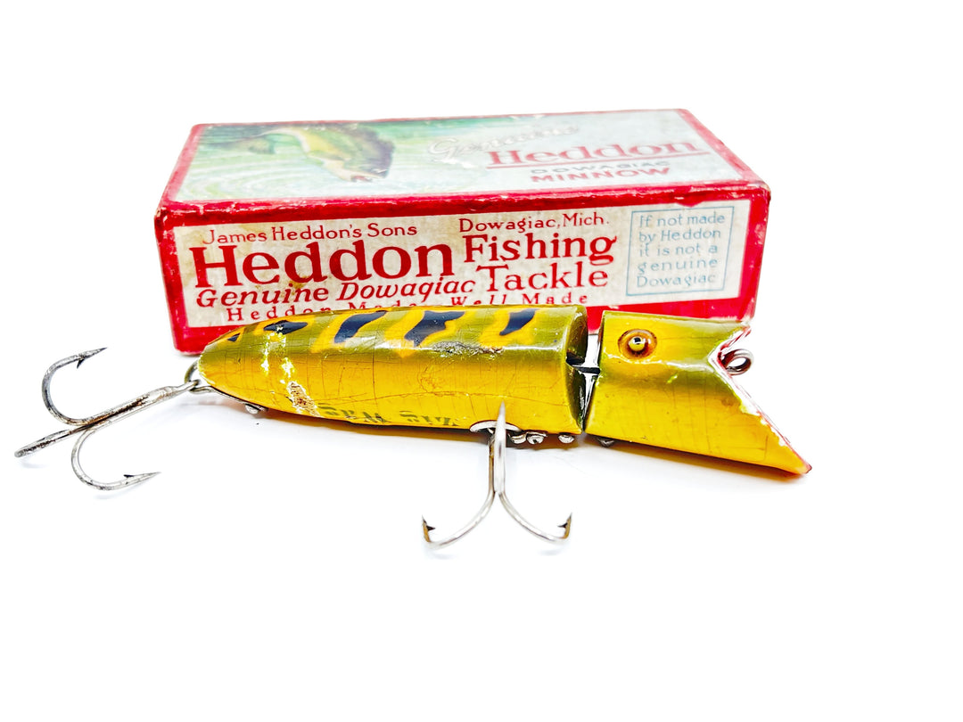 Heddon Zig Wag in Luny Frog Color with Down Leaping Bass Box