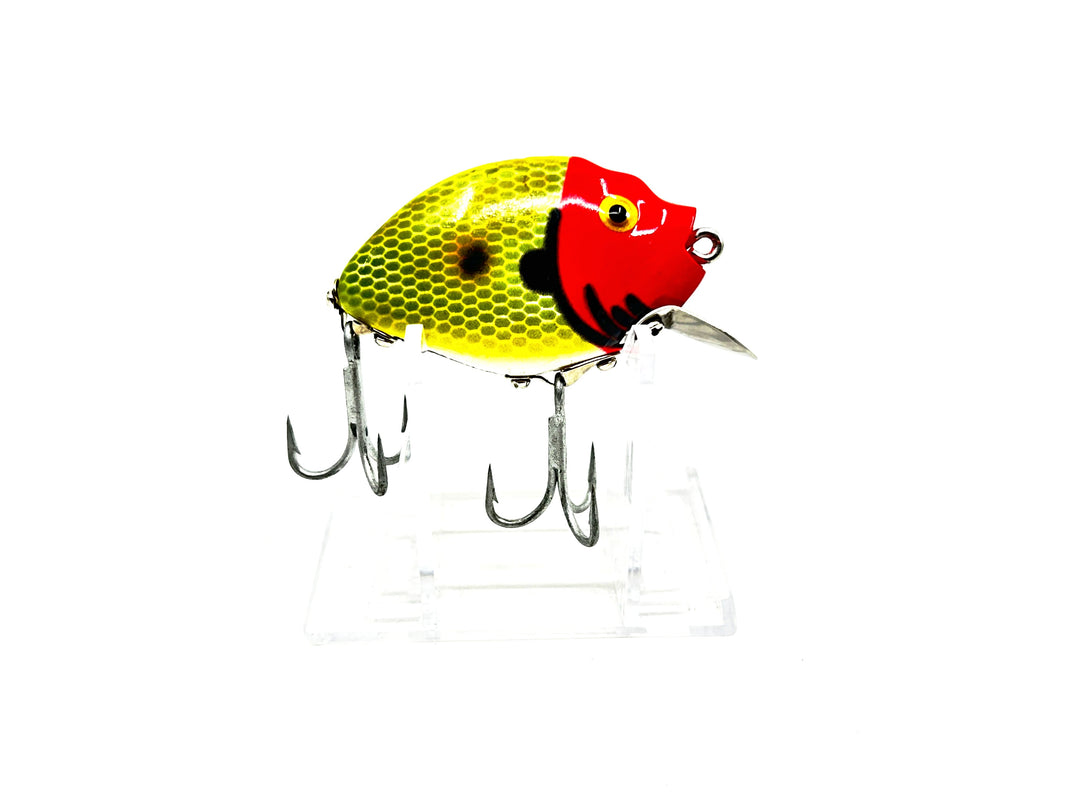 Heddon 9630 Punkinseed X9630JRH Frog Scale, Red Head Color Lure/Ornament