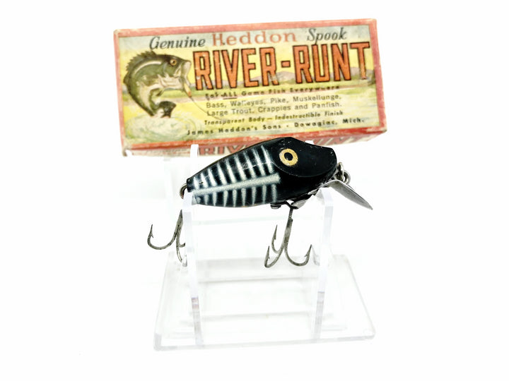 Heddon Midgit Digit River Runt 9020 XBW Black Shore Color with Box