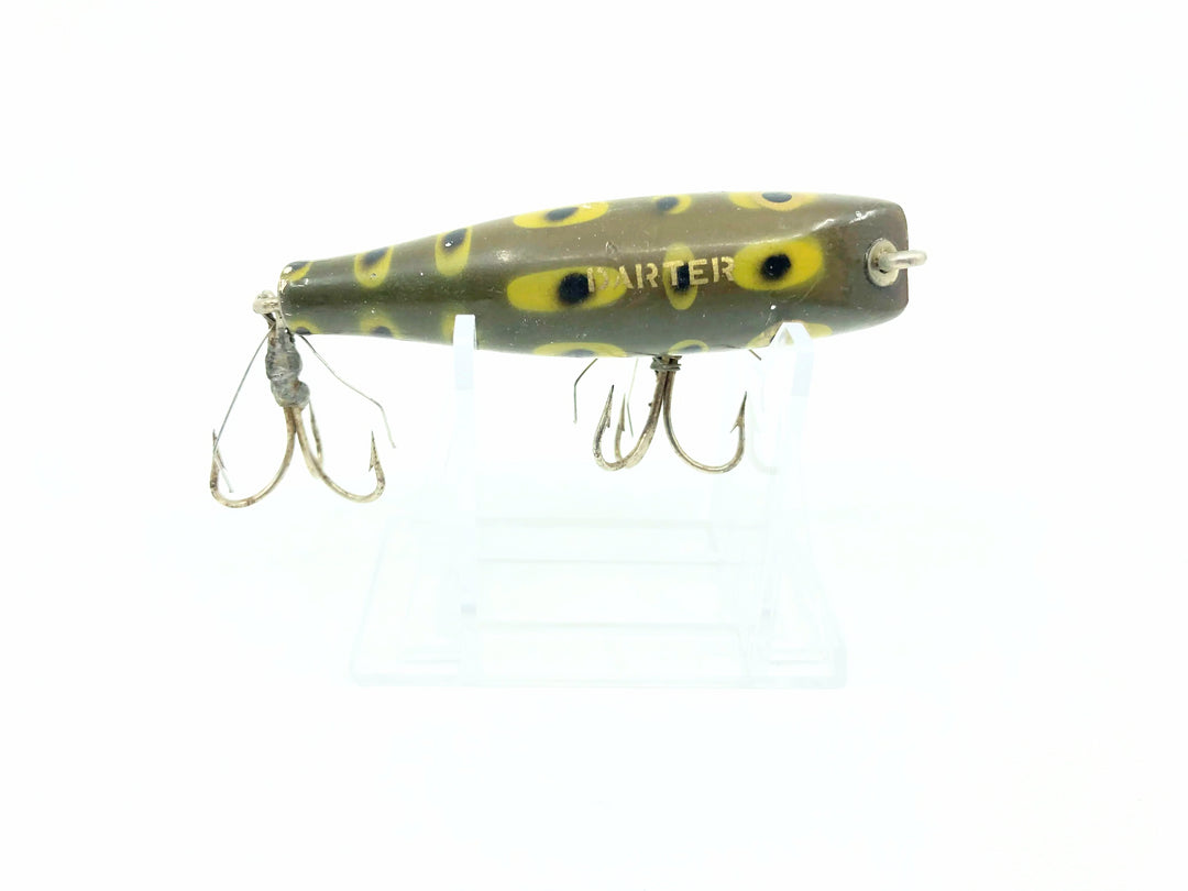 Creek Chub 8000 Midget Darter in Frog Color 8019 - Cool Fisherman Variant