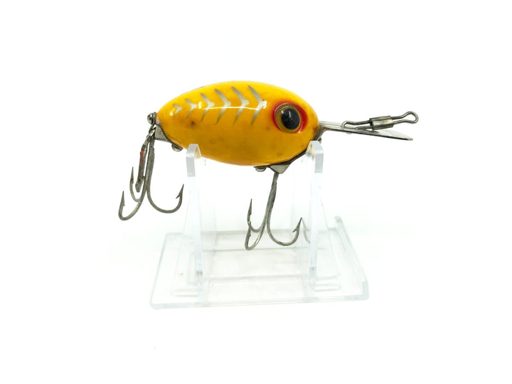 Arbogast Arbo-Gaster Yellow with Gray Ribs Color