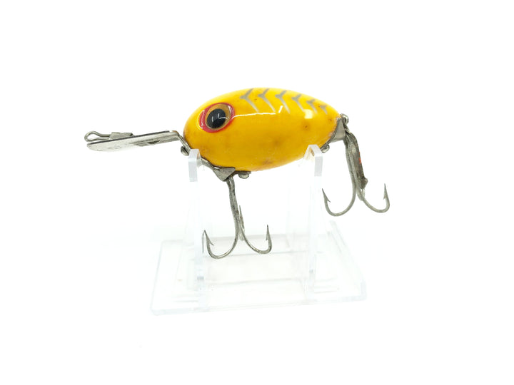 Arbogast Arbo-Gaster Yellow with Gray Ribs Color