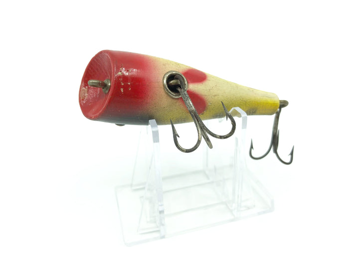 Creek Chub 3200 Plunker, Perch Color 3201, Wooden Lure TE