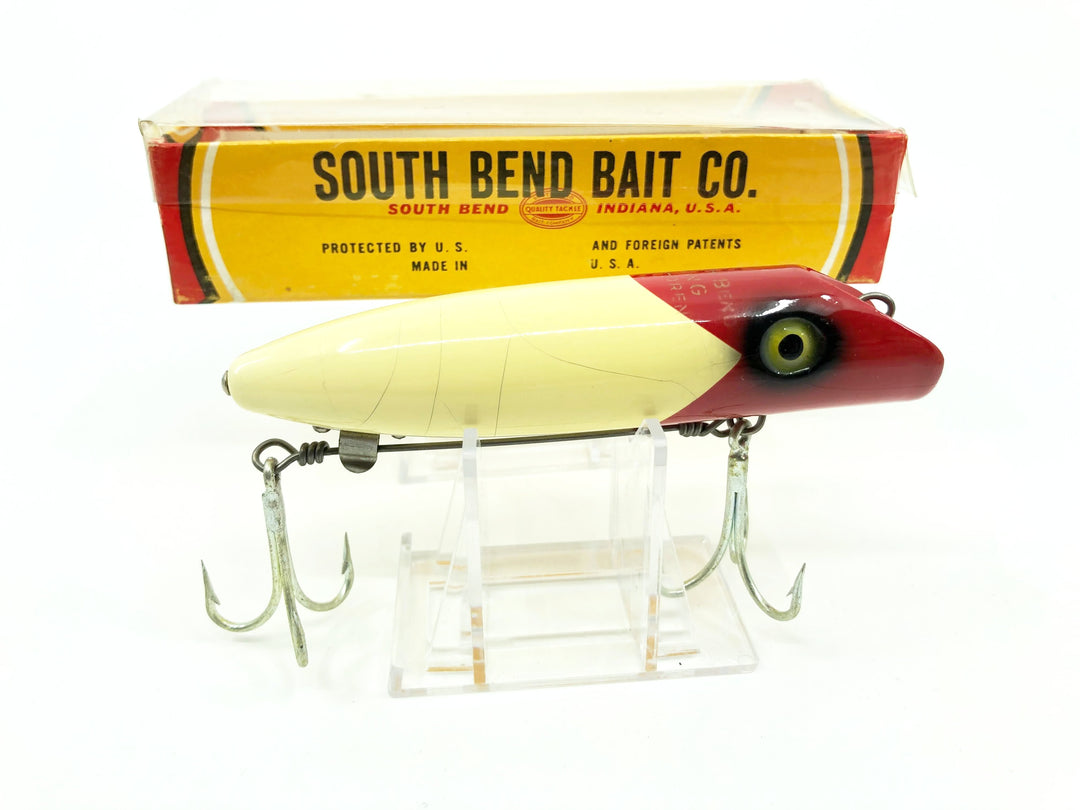 South Bend King Bass-Oreno 977 RW Red White Color with Box