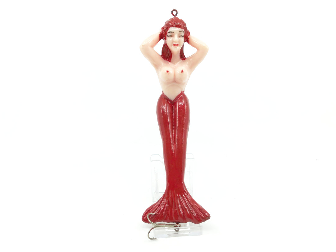 Happy Hooker Novelty Mermaid Lure Red Hair and Legs Color - 7" Size