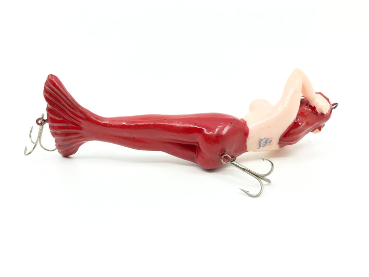 Happy Hooker Novelty Mermaid Lure Red Hair and Legs Color - 7" Size