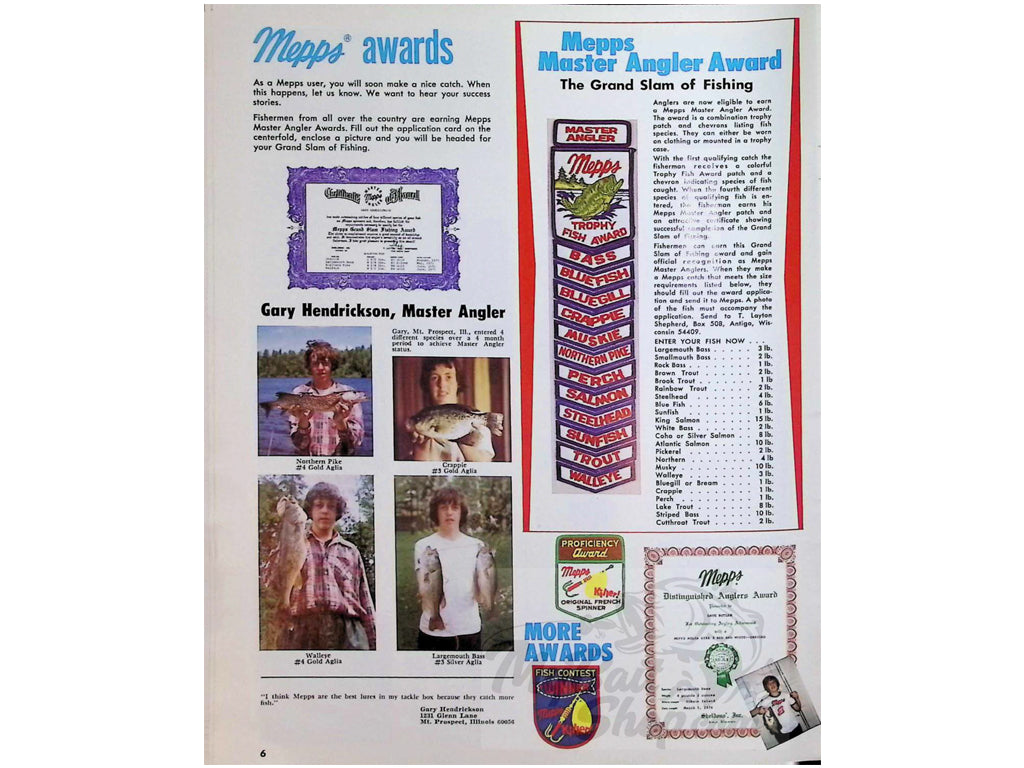 1977 Mepps Lures Catalog