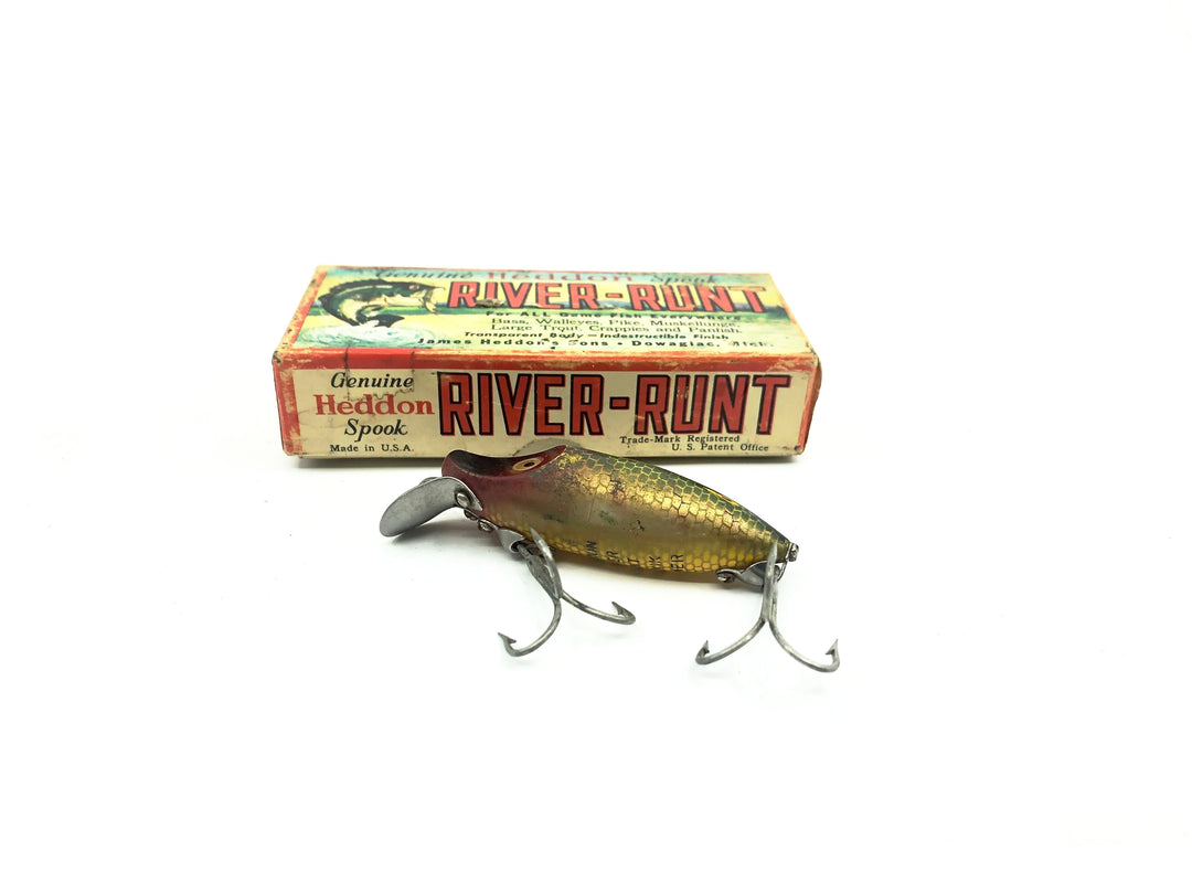 Heddon River Runt Spook Sinker 9110-L, Perch Color with Box