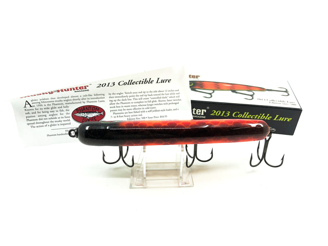 Musky Hunter 2013 Collectible Lure, Phantom Lures Phantom #120/500 Signed