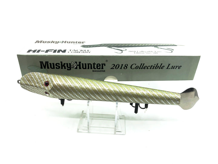 Musky Hunter 2018 Collectible Lure, HI-Fin Fooler #120/500 Signed