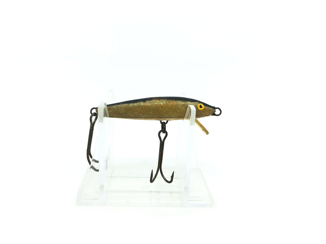 Vintage Rapala Floating Minnow F07G Gold/Black Back Color