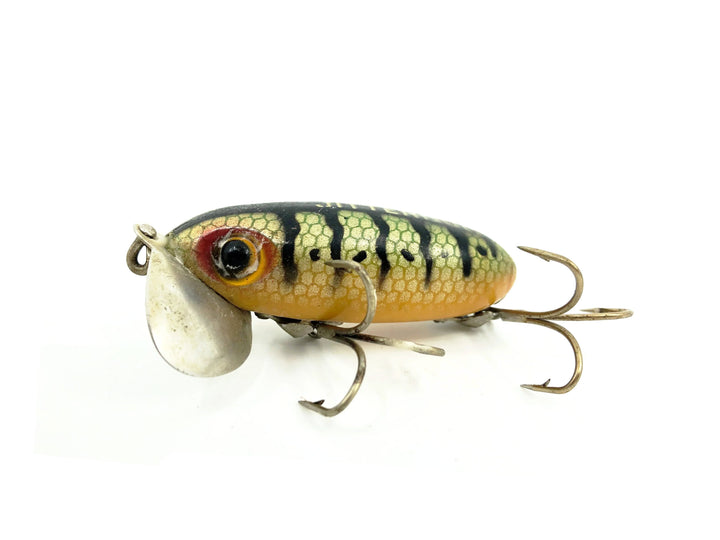 Arbogast Jitterbug Perch Color, Vintage Bugged-Eyed Model