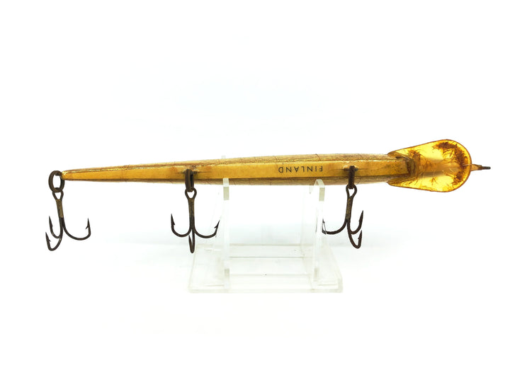 Palsa Floating Minnow Musky Size, Gold/Black Back Color