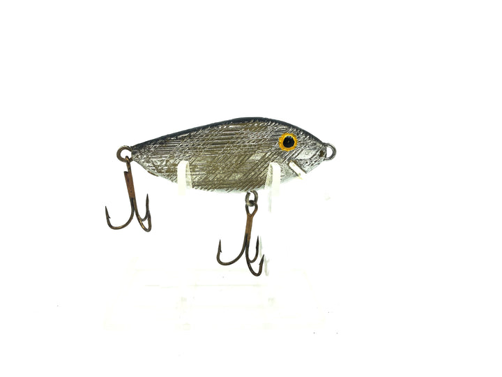 Thin Fin Type Lure, Silver/Black Back Color.