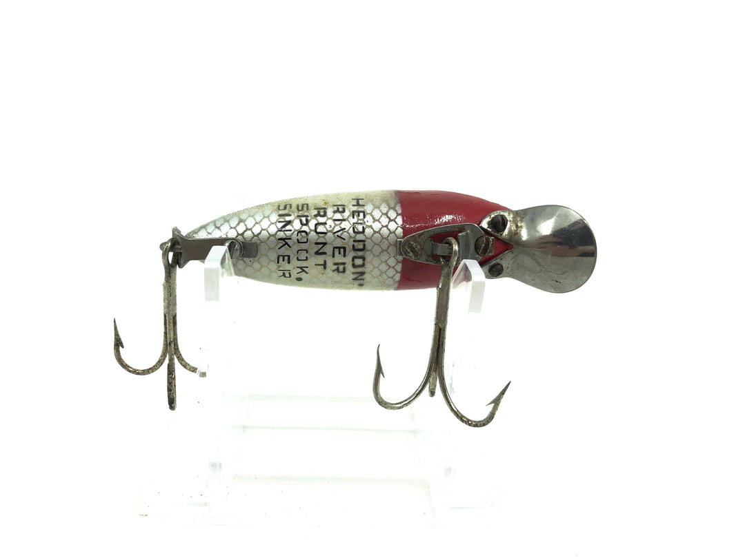 Heddon River Runt Spook Sinker 9110, RH Red Head White Body Color