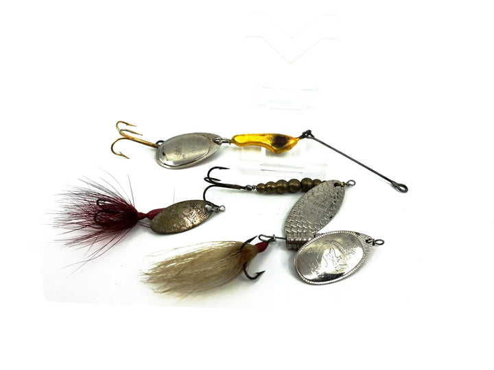 Vintage Spinner Pack, CP Swing/Heddon Hep, Erie Dearie