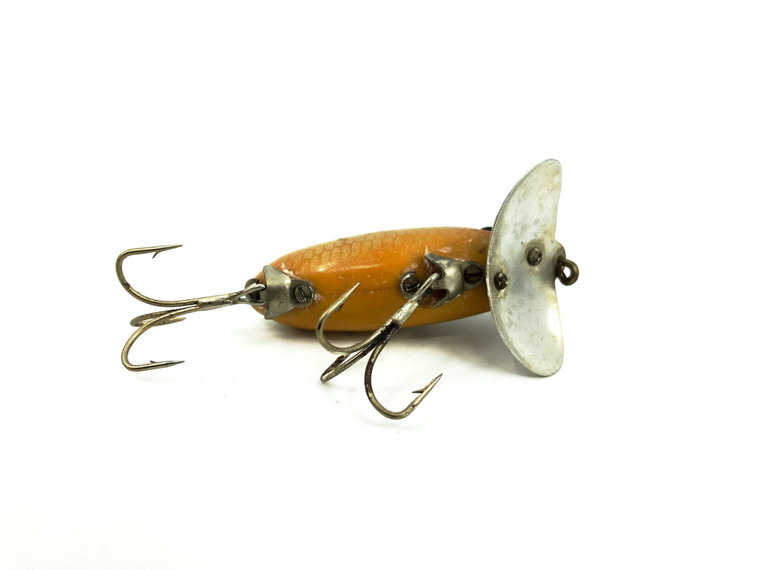 Arbogast Jitterbug Perch Color, Vintage Bugged-Eyed Model